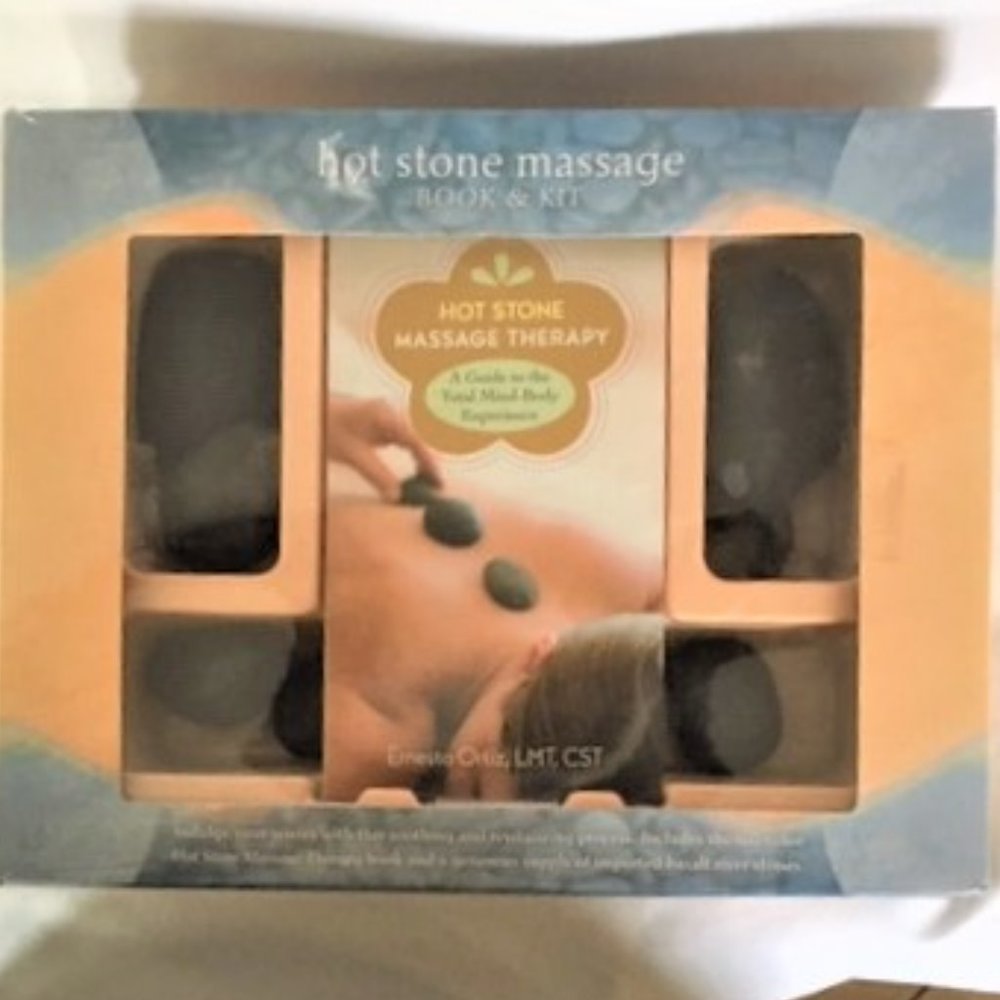Hot Stone Massage Therapy Book & Kit